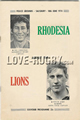 Rhodesia British Lions 1974 memorabilia